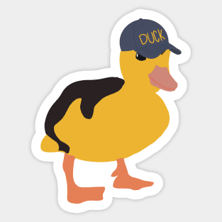 Baseball duck Sticker